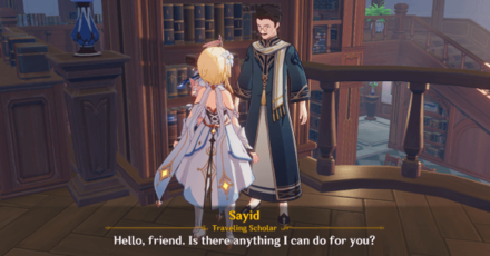 Genshin - Talk to Sayid