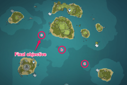 Genshin - Twinning Isle Bubble Locations