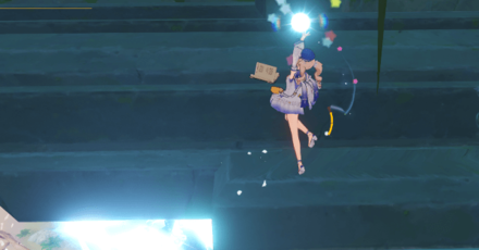 Genshin - The Winding Homeward Way Barbara Charged Attack