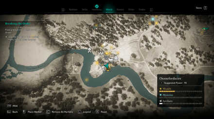 ACV - Buckingham Dice Clue Map