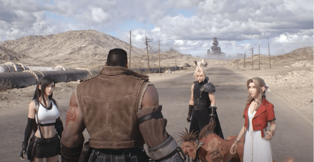 FF7 Remake Intergrade Traveling to Kalm