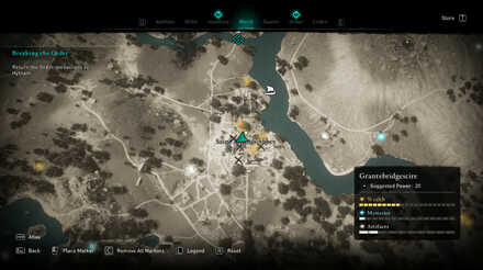 Saint Albanes Abbey Clue Map Location