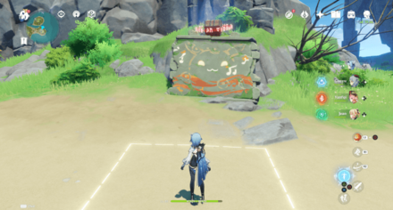 Genshin - Broken Isle Painted Wall 2