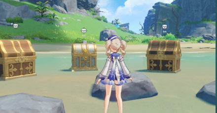 Genshin - Broken Isle Water Puzzle - Treasure