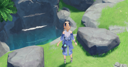 Genshin - Broken Isle Puzzle Guide - Pond 1