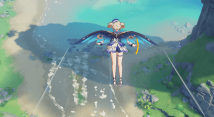 Genshin - Broken Isle Puzzle - Gliding