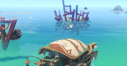 Genshin - Rough Water Rush - Turn Around Obstacles