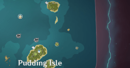 Genshin - Waverider Waypoint Locations - Pudding Isle