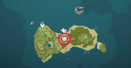 Genshin - Harpastum Bomb Event Location 4 - Minacious Isle