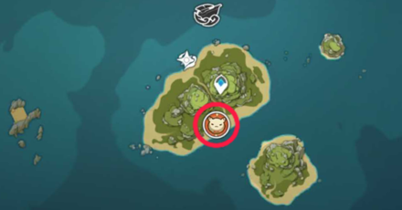 Genshin - Harpastum Bomb Event Location 5 - Pudding Isle