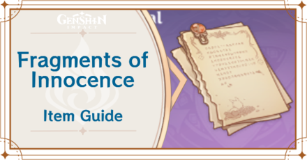 Genshin Impact - Fragments of Innocence Dodoco Tales Refinement Material