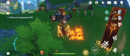 Genshin - Gather the Enemies to use Floaty Splody