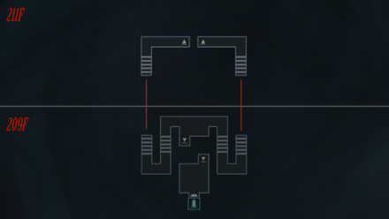 Tower of Kagutsuchi 1: 209F 211F