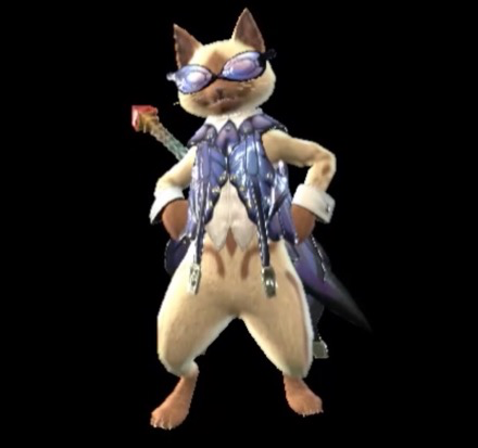 Felyne Bnahabra Layered Armor Set (Palico)