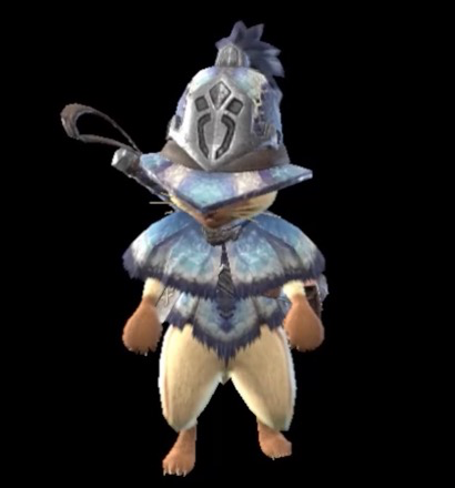 Felyne Baggi Buddy Layered Armor