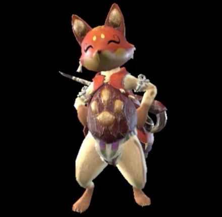 Felyne Volvidon Buddy Layered Armor