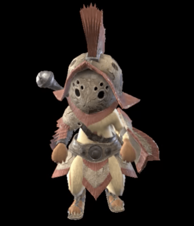 Felyne Jyuratodus Layered Armor Set (Palico)