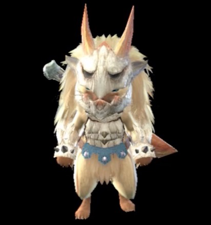 Felyne Barioth Layered Armor Set (Palico)