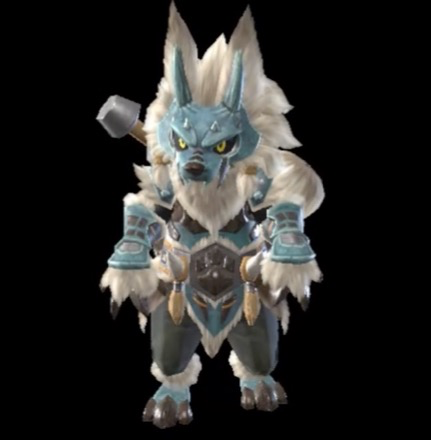 Felyne Goss Harag Layered Armor Set (Palico)