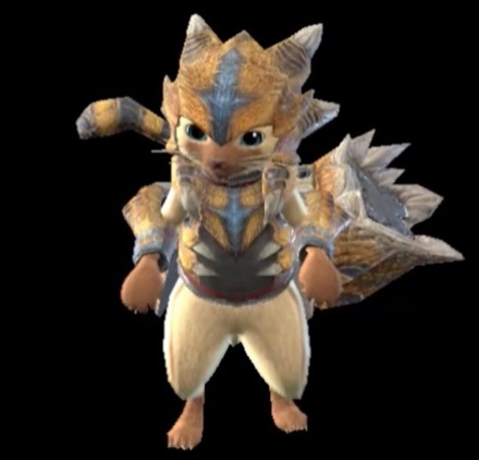 Felyne Tigrex Buddy Layered Armor