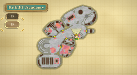 Knight Academy 1F Map