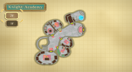 Knight Academy 2F Map
