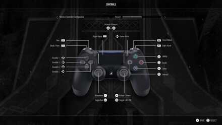Dark Alliance - PS4 Controls Preset 1