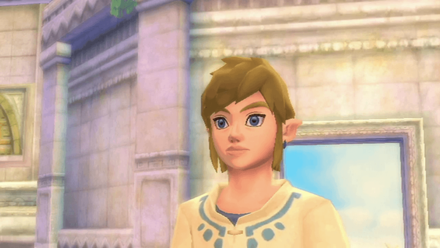 Zelda Skyward Sword - Link Cutscene (Original Wii Version)