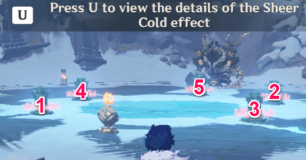 Genshin - In The Mountains - Second Shard - Pyro Seelie Puzzle