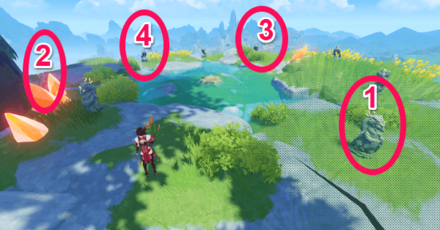 Genshin - Chi of Yore - Highest Point Statue Order