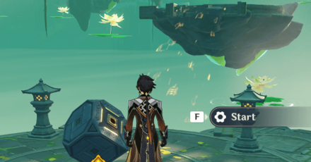 Genshin - Activate the cube mechanism to make a new path