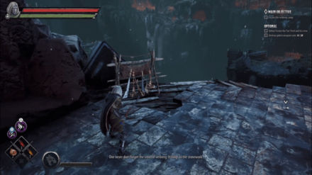 Dark Alliance - Verbeeg Weapon Rack Location 1