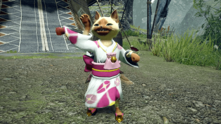 MH Rise - F Yukata Layered Armor