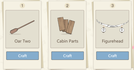 Genshin - Boat Parts in Distant Voyage Stage 3