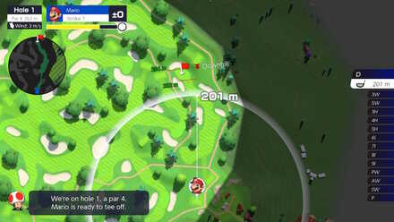 Mario Golf Rookie Course Hole 1