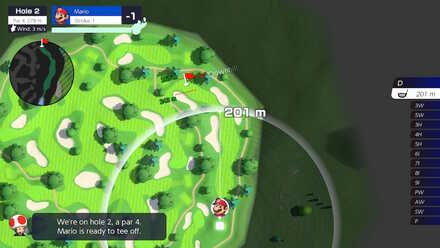 Mario Golf Rookie Course Hole 2