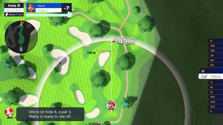 Mario Golf Rookie Course Hole 8