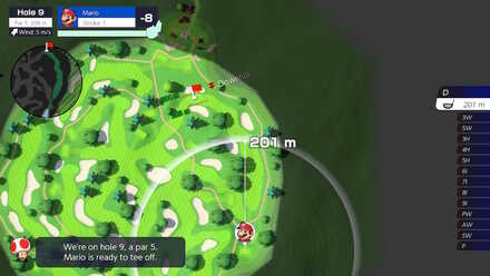 Mario Golf Rookie Course Hole 9