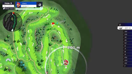 Mario Golf Bonny Greens Hole 3