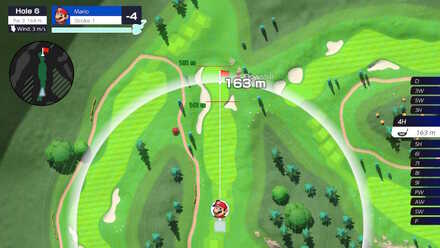 Mario Golf Bonny Greens Hole 6