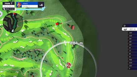 Mario Golf Bonny Greens Hole 7