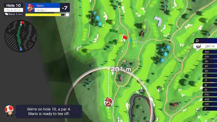 Mario Golf Bonny Greens Hole 10