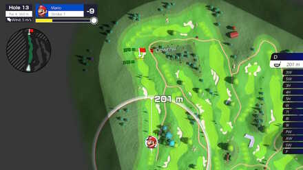 Mario Golf Bonny Greens Hole 13