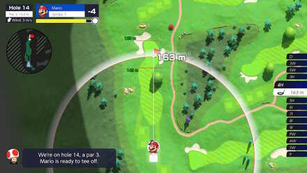 Mario Golf Bonny Greens Hole 14