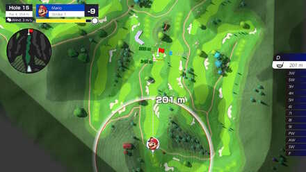 Mario Golf Bonny Greens Hole 15