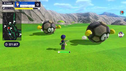 Mario Golf Boulder Obstacle Ridgerock
