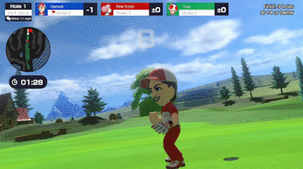 Mii Character Birdie animation