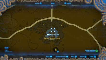 Endura Shroom - Sacred Ground Ruins Map