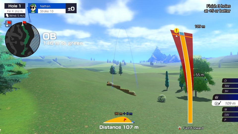Mario Golf Out of Bounds