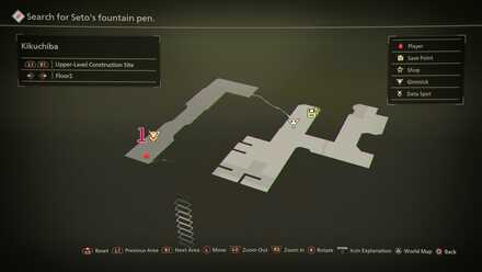 Kikuchiba Upper-Level Construction Site Floor 2 Data Spots